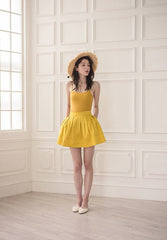 Fitted Cotton Camisole Top with Thin Shoulder Straps and Soft Stretch for Everyday Layering