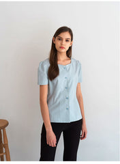 High-Waisted Linen Pants with Tailored Fit and Flared Hem for Effortless Everyday Elegance