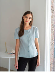 High-Waisted Linen Pants with Tailored Fit and Flared Hem for Effortless Everyday Elegance