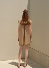 High-Waisted Linen Shorts for Women with Clean Tailored Lines and Breathable Summer Comfort