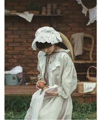 Brooke Linen Cotton Apron