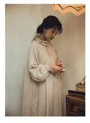 Vestido sin mangas de lino y algodón Maisy