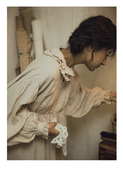 Vestido sin mangas de lino y algodón Maisy