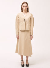 Structured Linen Blazer with Tailored Fit and Double Button Closure for Effortless Sophistication