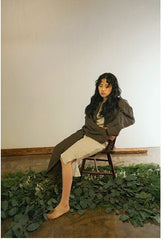 Bata de lino y algodón de Minnie