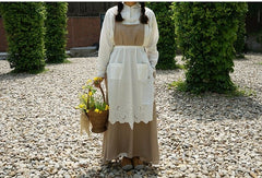 Vestido estilo pichi de lino y algodón Hannah