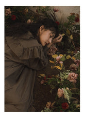 Vestido sin mangas de lino y algodón Frances