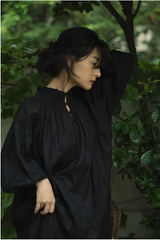 Elsa Linen Cotton Maxi Dress