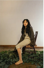 Bata de lino y algodón de Minnie