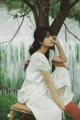 Suri Linen Cotton Cropped Jacket