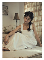 Antonia Linen Cotton Maxi Slip Dress