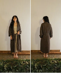 Bata de lino y algodón de Minnie