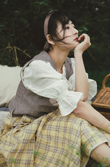 Betty Linen Waistcoat