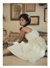 Antonia Linen Cotton Maxi Slip Dress