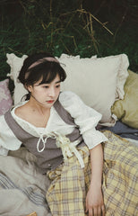 Betty Linen Waistcoat