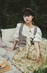 Betty Linen Waistcoat