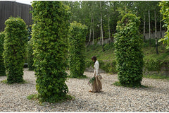 Vestido estilo pichi de lino y algodón Hannah