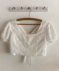 Suri Linen Cotton Cropped Jacket