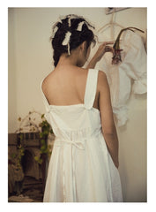 Antonia Linen Cotton Maxi Slip Dress