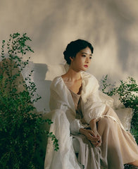 Kristen Linen Cotton Ruffle Top