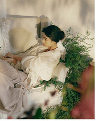 Kristen Linen Cotton Ruffle Top