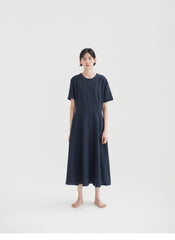 Elegant Sleeveless Midi Linen Dress With Waist Belt And Button-Down Front For Women