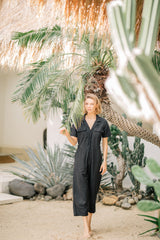 Tailored Linen Short Jumpsuit with Belted Waist and Notched Lapel Collar