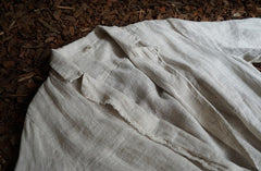 Marie Linen Cotton Long Sleeve Maxi Dress