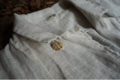 Marie Linen Cotton Long Sleeve Maxi Dress