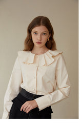 Elegant High-Waisted A-Line Linen Skirt with Asymmetric Hem and Invisible Back Zipper