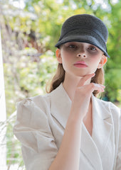 Double-Breasted Linen Dress with Tailored Lapels and Short Sleeves for Refined Warm-Weather Style