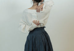 Patricia Linen Cotton Maxi Wrap Skirt