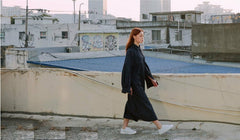 Relaxed Fit Linen Shirt Dress with Button Front and Long Sleeves