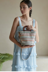 Sleeveless Cotton Dress with Tiered Ruffles and Relaxed Midi Silhouette, Lightweight Summer Fabric