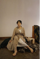 Bata de lino y algodón de Minnie