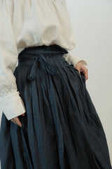 Patricia Linen Cotton Maxi Wrap Skirt