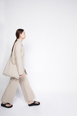 High-Waisted Wide-Leg Linen Pants with Tailored Fit – Lightweight Summer Workwear Essential