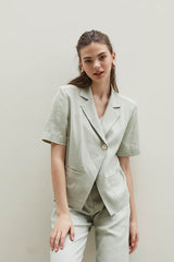 High-Waisted Wide Leg Linen Pants with Tailored Fit and Soft Drape for Elegant Comfort