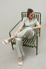 High-Waisted Wide Leg Linen Pants with Tailored Fit and Soft Drape for Elegant Comfort