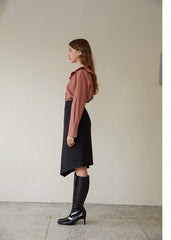 Chic Tailored Linen Blouse with Puff Sleeves and Spread Collar for Elegant Summer Looks