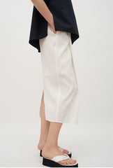 Relaxed-Fit Linen Blouse with Wide Collar and Half Sleeves in Breathable Natural Fabric