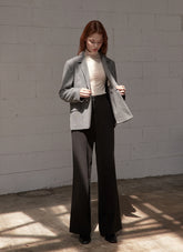 Wide-Leg High-Rise Linen Pants with Tailored Pleats and Minimalist Silhouette for Everyday Elegance