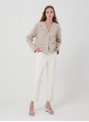 Tailored Straight-Leg Pants Made From Breathable Premium Linen With Clean High-Waist Design
