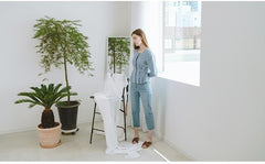 Tailored Linen Blouse with Waist Tie and Pleated Front Detail for Elegant Everyday Style