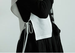 Chaleco vintage de lino y algodón Marina