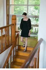 Sleeveless Linen Midi Dress with Flared Silhouette and Scoop Neckline for Summer Style