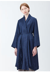 Elegant Long-Sleeve Wrap-Style Women's Jacket Made From Breathable Premium Linen Fabric