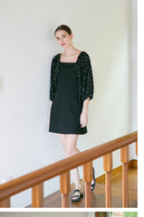 Sleeveless Linen Midi Dress with Flared Silhouette and Scoop Neckline for Summer Style