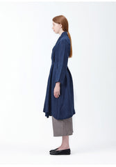 Elegant Long-Sleeve Wrap-Style Women's Jacket Made From Breathable Premium Linen Fabric