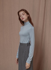 Mid-Length Linen Skirt with Flared Hemline and Tailored Waistband for Chic Feminine Silhouette